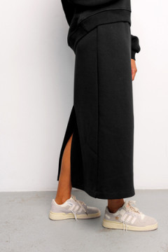 Юбка с разрезом 388BLK