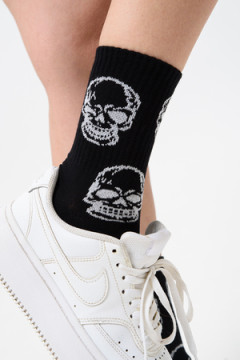 Носки высокие Череп (набор 2 пары)