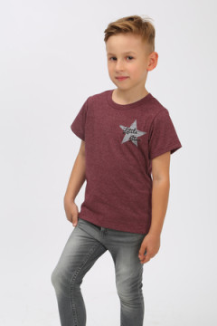 Детская футболка Маленькая звезда бордо арт. ФУ/М-звезда-бордо
