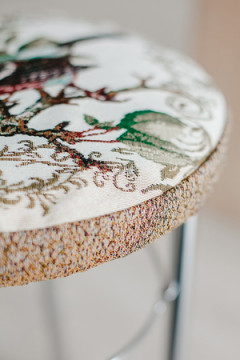 Подушка для мебели Сидушка на табурет круглая