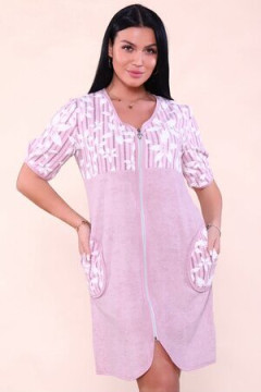 Халат 503 махровый Цветы