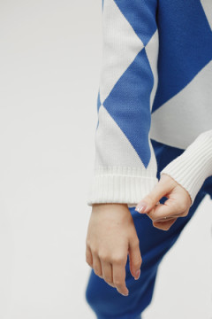 Костюм с брюками Вязаный с брюками