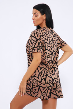 Пижама с шортами ПЖ-004