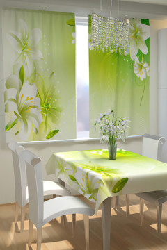 Фотошторы 10831 для кухни