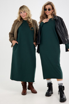 Платье футер-длинное