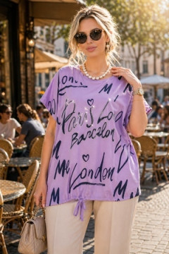 Футболка Нарядная со стразами "City Glam" арт. 260