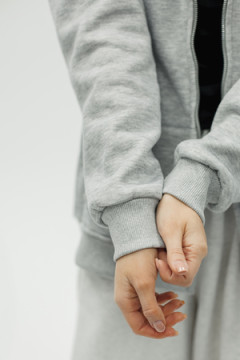 Худи на молнии с капюшоном