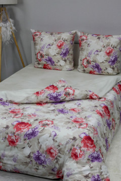 КПБ Перкаль компаньон Аврора 100% хлопок 110 г/м2, "Текстильная коллекция" книжка