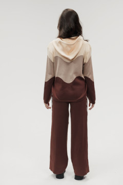 Костюм с брюками Вязаный Волна