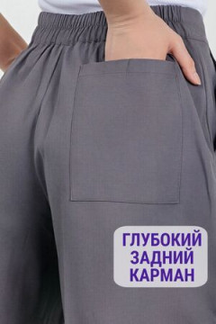 Шорты лен удлиненные