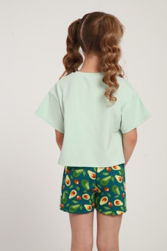 Пижама с шортами ПД-019-073 Кот Новый год