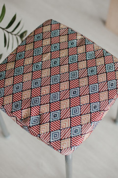 Подушка для мебели Сидушка на табурет квадратная