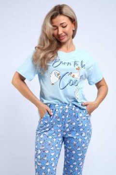 Пижама женская с брюками 20522