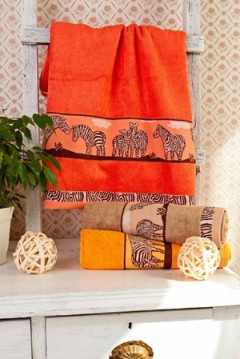 Полотенце махровое Зебра