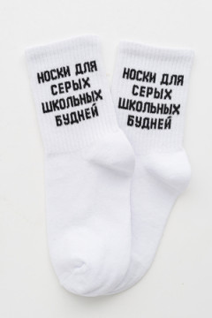 Детские носки стандарт Школьные будни (набор 2 пары)