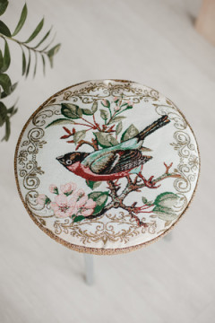 Подушка для мебели Сидушка на табурет круглая