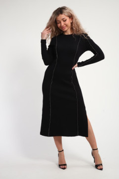 Платье кашкорсе со швом ПлЖ-01