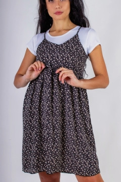 Сарафан с кокеткой+Футболка арт. 8686