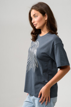 8555 Футболка оверсайз женская