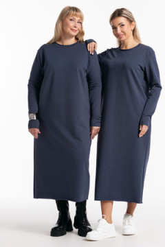 Платье футер-длинное