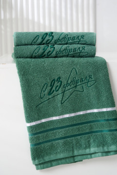 14418/13 "23 февраля"полотенце махровое плотность 350гр
