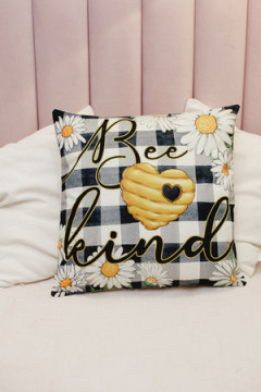 Наволочка декоративная декоративная 2шт рогожка Гном и Цветок