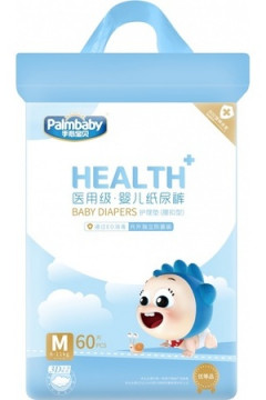 Подгузники Palmbaby health в инд. уп. SK019-M-60 шт (6-11 кг)