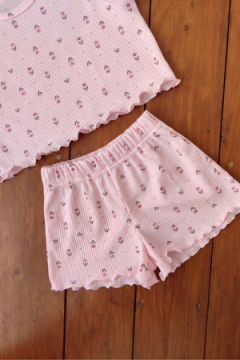 Пижама с шортами Пружинка топ с шортами 33069