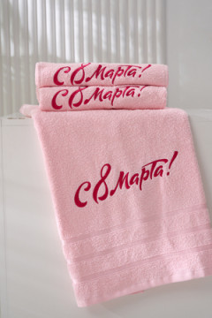 14418/14 "8 марта"полотенце махровое плотность 350гр