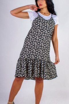 Сарафан с воланом+Футболка, арт. 8868