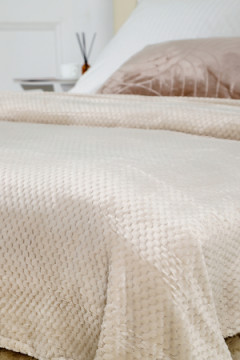 Плед велсофт Bio-Line, мягкий пушистый кубик