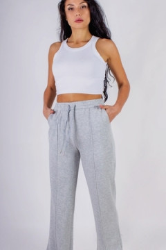 Брюки со стрелкой, на резинке