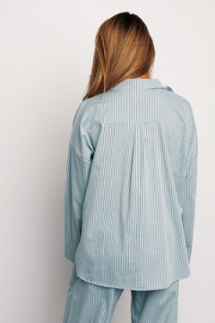 Костюм с брюками с рубашкой 394BLU