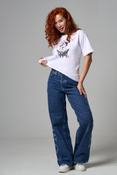 8580 футболка оверсайз женская