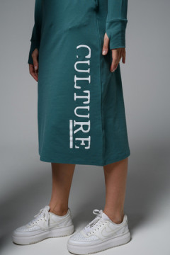 8520 Платье с капюшоном