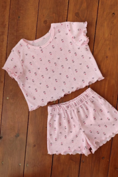 Пижама с шортами Пружинка топ с шортами 33069