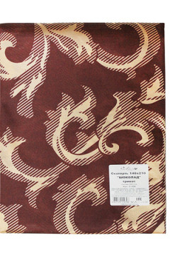 Шоколад Скатерть +салфетка 30*30(6шт) трикот