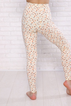 Лосины Листики длинные