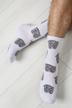 Носки стандарт Драматик кот (набор 2 пары)