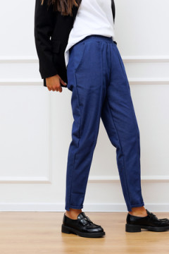 Брюки 344 джинсовые с карманами