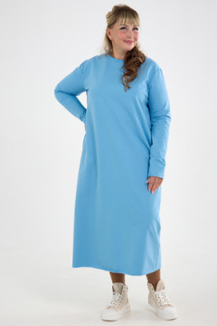 Платье футер-длинное