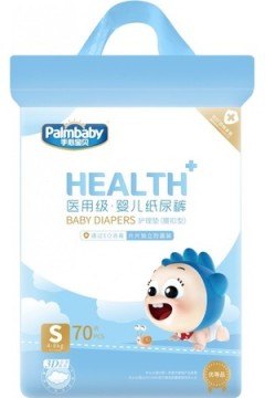 Подгузники Palmbaby health в инд. уп. SK019-S-70 шт (4-8 кг)