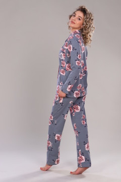 Пижама с брюками ТК 215 роз
