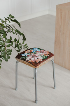 Подушка для мебели Сидушка на табурет квадратная