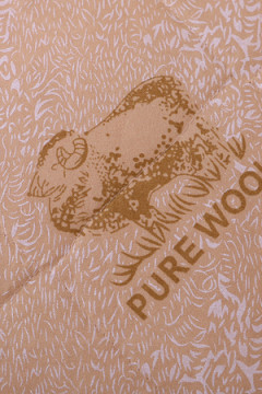 Подушка "Овечья шерсть" тик на молнии лебпух+овеч, стег, лента, сумка(Н)