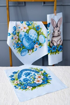 Пасхальные истории набор полотенец вафельных