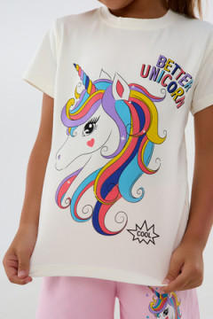 Детский костюм с шортами Единорог 46677
