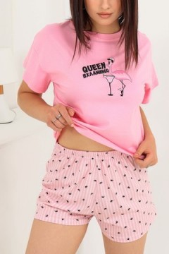 Пижама с шортами Вхламиngo