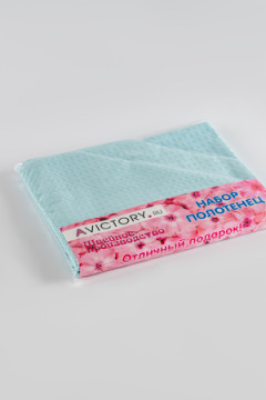 Полотенце кухонное вафельное в подарочной упаковке