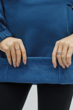 Туника теплая с капюшоном и хлястикамии